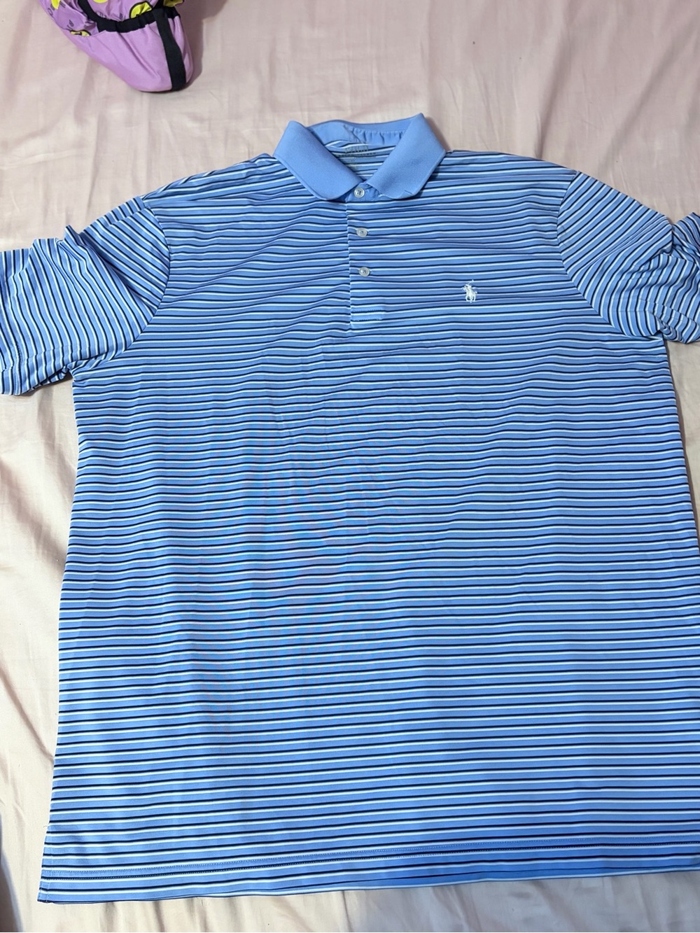 Polo by Ralph Lauren Light Blue Striped Polo
